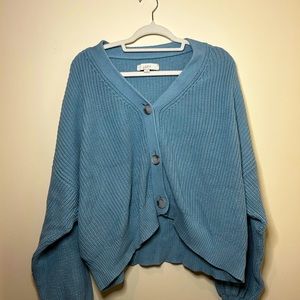 Loft Blue Button Sweater